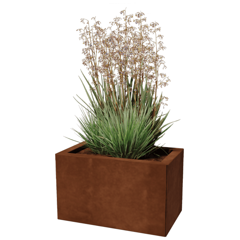 Corten-teräksinen istutuslaatikko - Suorakaiteen muotoiset - 30 x 50 cm