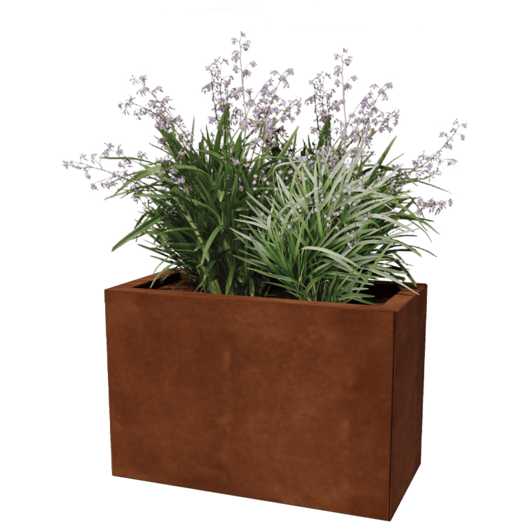 Corten-teräksinen istutuslaatikko - Suorakaiteen muotoiset - 30 x 60 cm