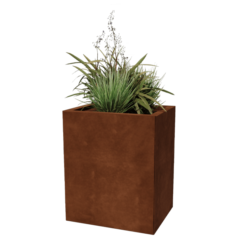 Corten-teräksinen istutuslaatikko - Suorakaiteen muotoiset - 40 x 50 cm