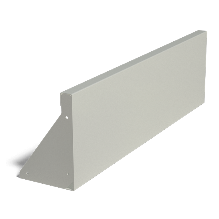 Teräksinen tukimuuri - Suora - 100 x 30 cm