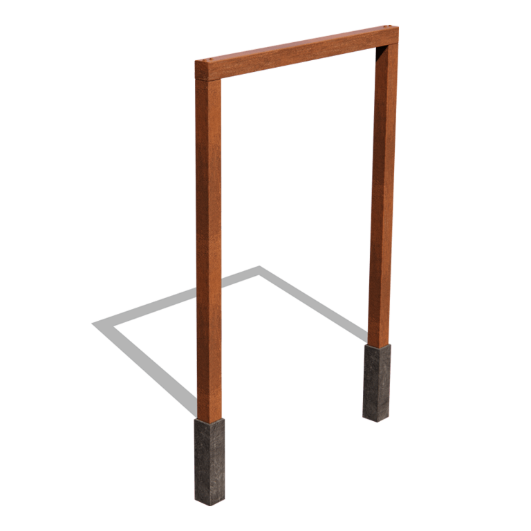 Corten-teräksinen pergola - Suora - 200 x 230 cm