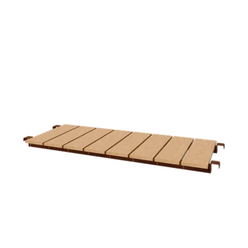Corten-teräksinen penkki - 130 x 44,3 cm