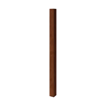 Corten-teräksinen aidantolppa - 12 x 12 x 200 cm