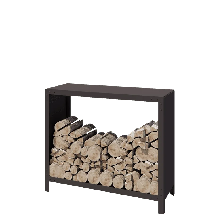Teräksinen polttopuuteline - Indiana - 120 x 40 x 100 cm - Muu RAL-väri