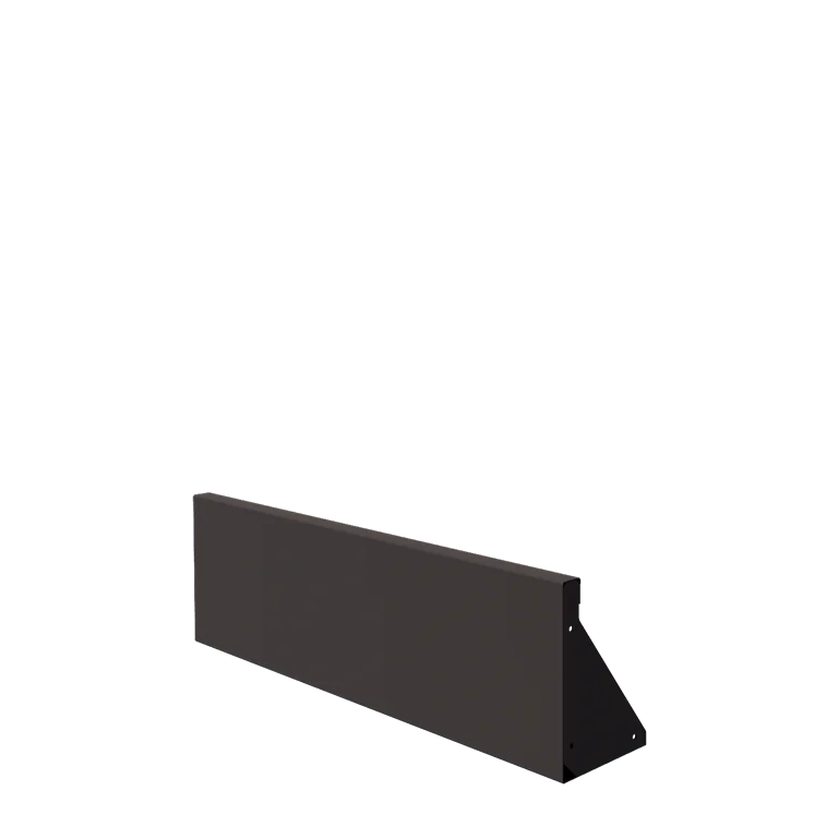 Teräksinen tukimuuri - Suora - 100 x 30 cm - Muu RAL-väri