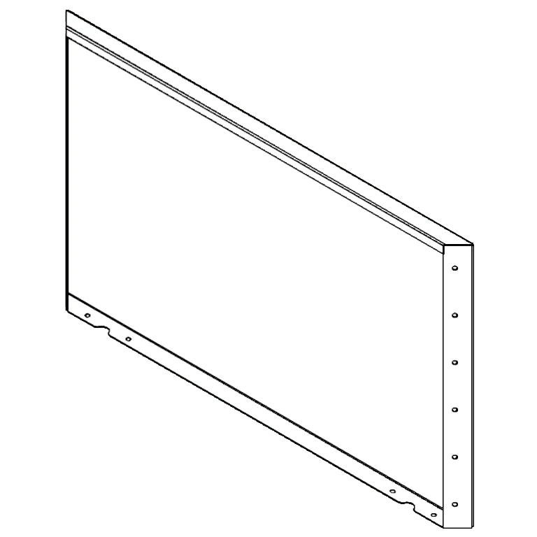Corten-teräksinen istutuslaatikko - Paneeli - 60 x 100 cm