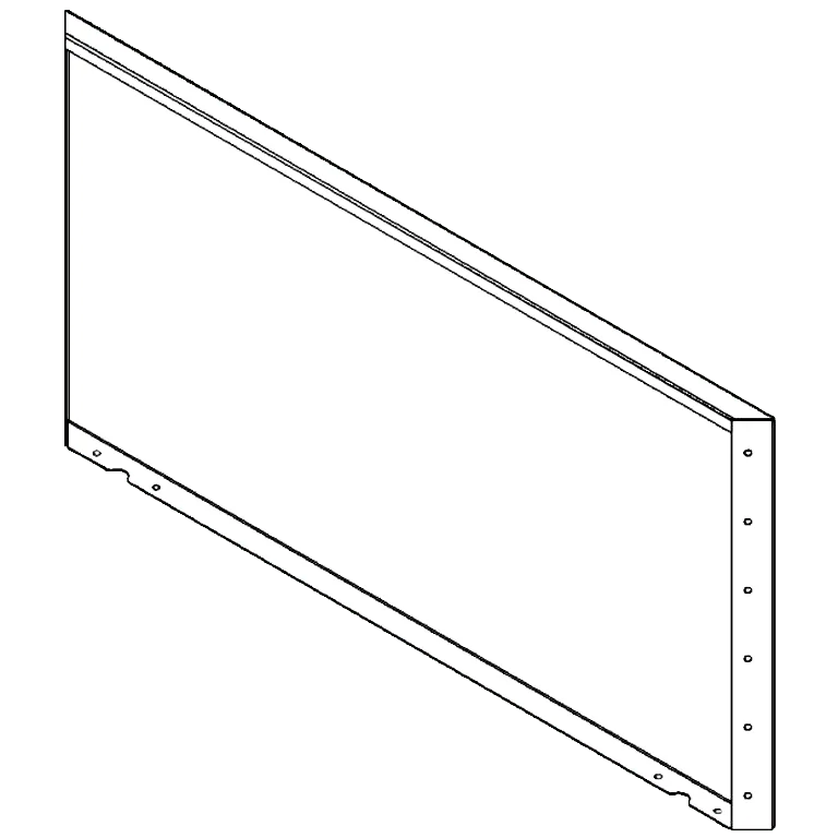 Corten-teräksinen istutuslaatikko - Paneeli - 60 x 120 cm