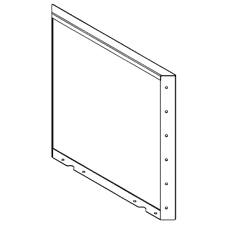 Corten-teräksinen istutuslaatikko - Paneeli - 60 x 60 cm
