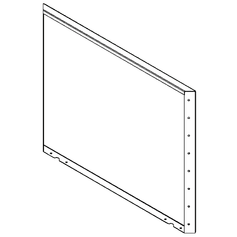 Corten-teräksinen istutuslaatikko - Paneeli - 80 x 100 cm