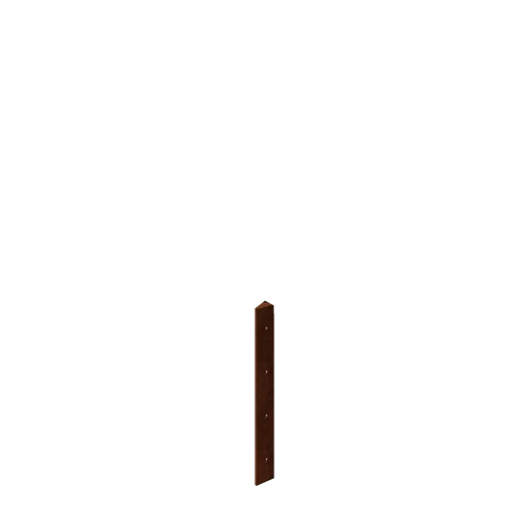Corten-teräksinen istutuslaatikko - Kulmapala 30° - 40 cm
