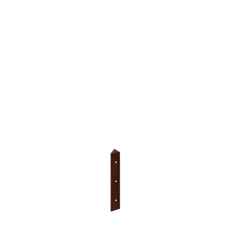 Corten-teräksinen istutuslaatikko - Kulmapala 45° - 30 cm