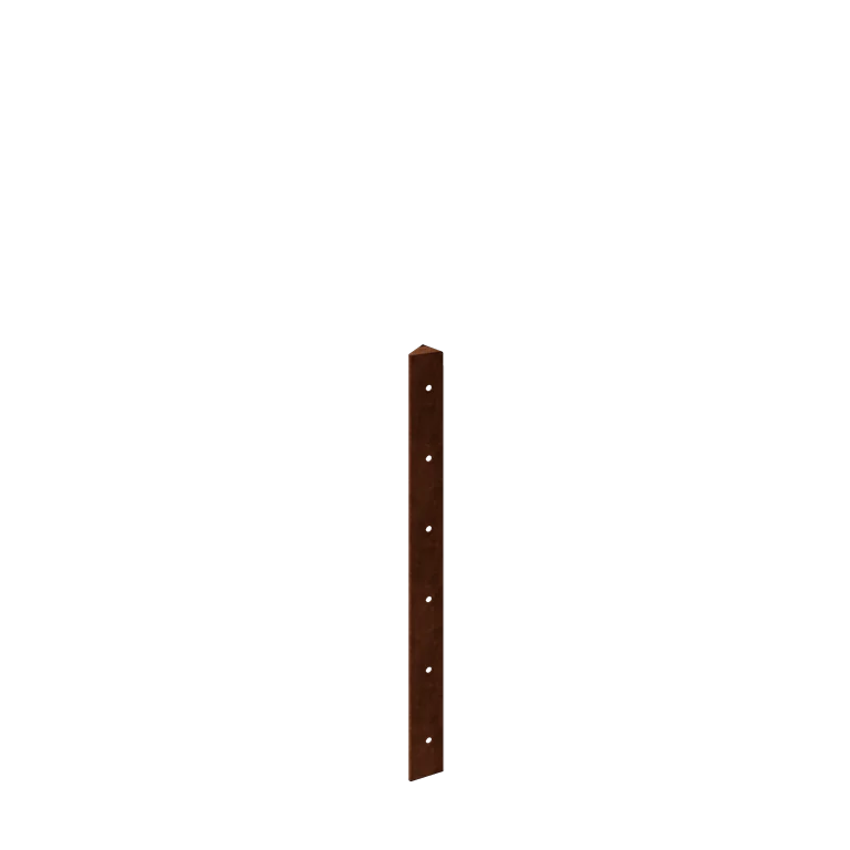 Corten-teräksinen istutuslaatikko - Kulmapala 45° - 60 cm