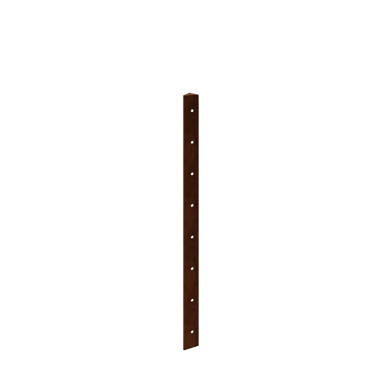 Corten-teräksinen istutuslaatikko - Kulmapala 45° - 80 cm