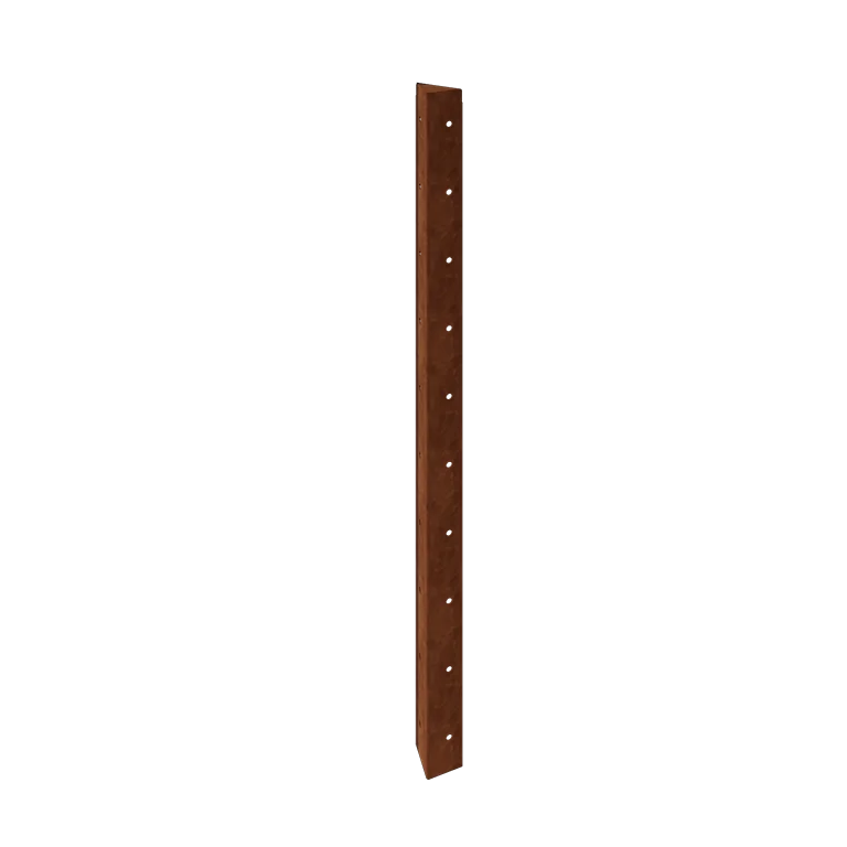 Corten-teräksinen istutuslaatikko - Kulmapala 90° - 100 cm