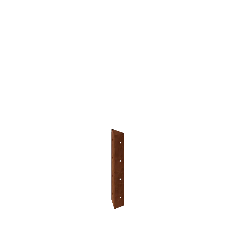 Corten-teräksinen istutuslaatikko - Kulmapala 90° - 40 cm