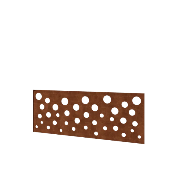 Corten-teräksinen aita H - Paneeli B - 120 x 47,5 cm